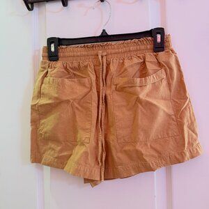 Tan paperbag shorts from Shein - Summer Closet Cleanout